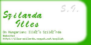 szilarda illes business card